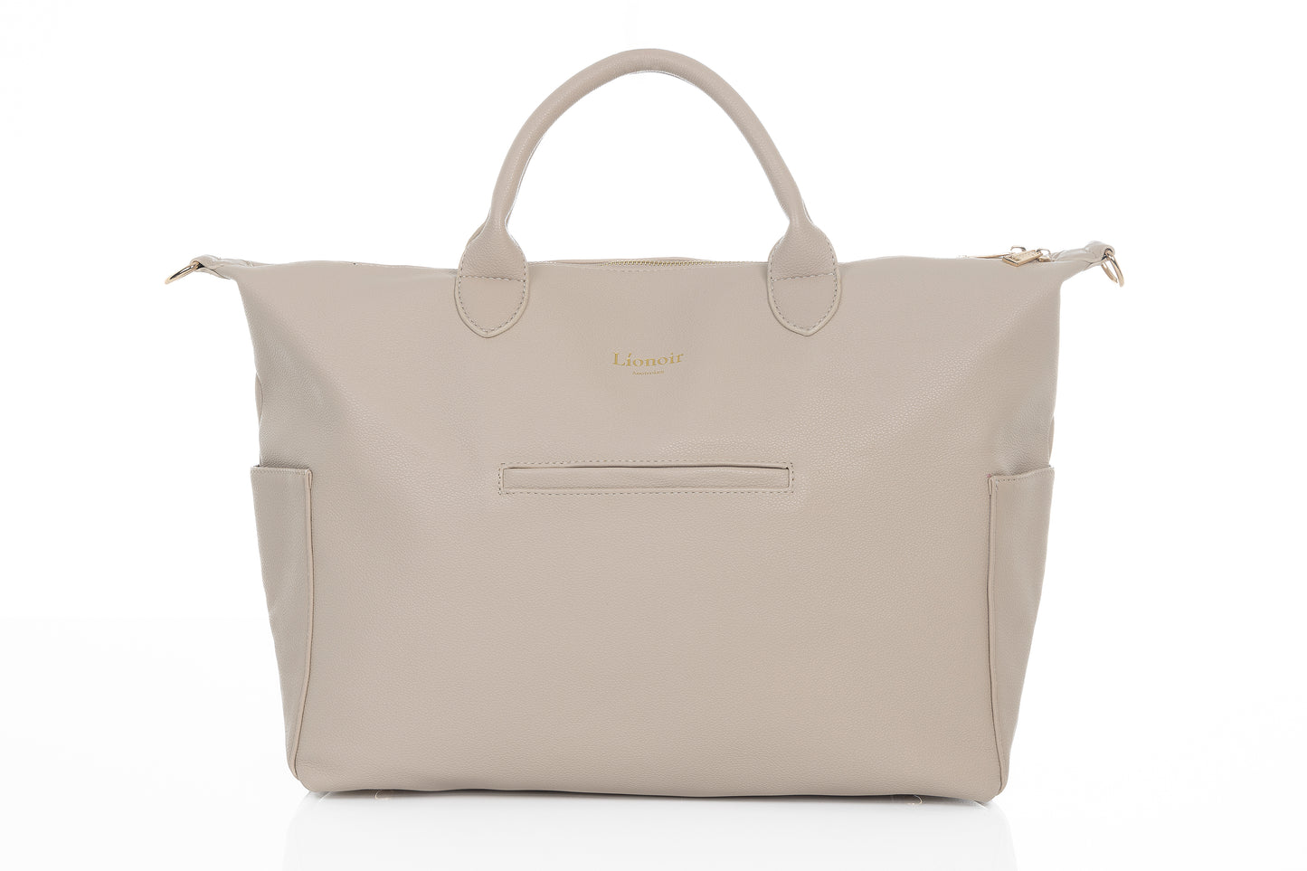 Líonoir 'Classique' (Luier)tas (Vegan leather) Beige/Gold
