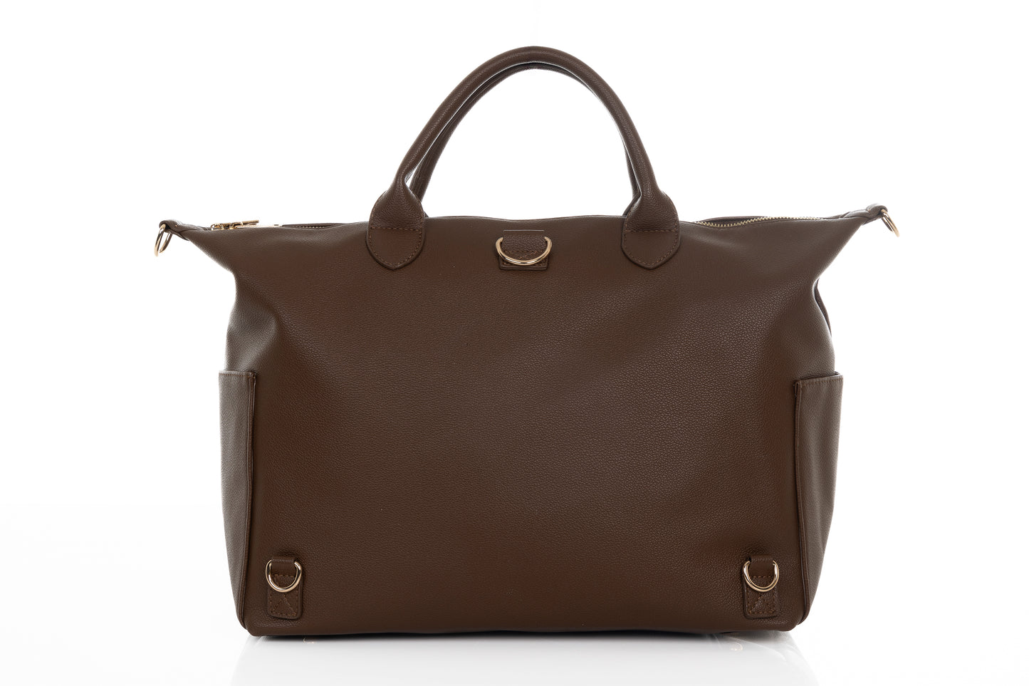 Líonoir 'Classique' (Luier)tas (Vegan leather) Brown/Gold