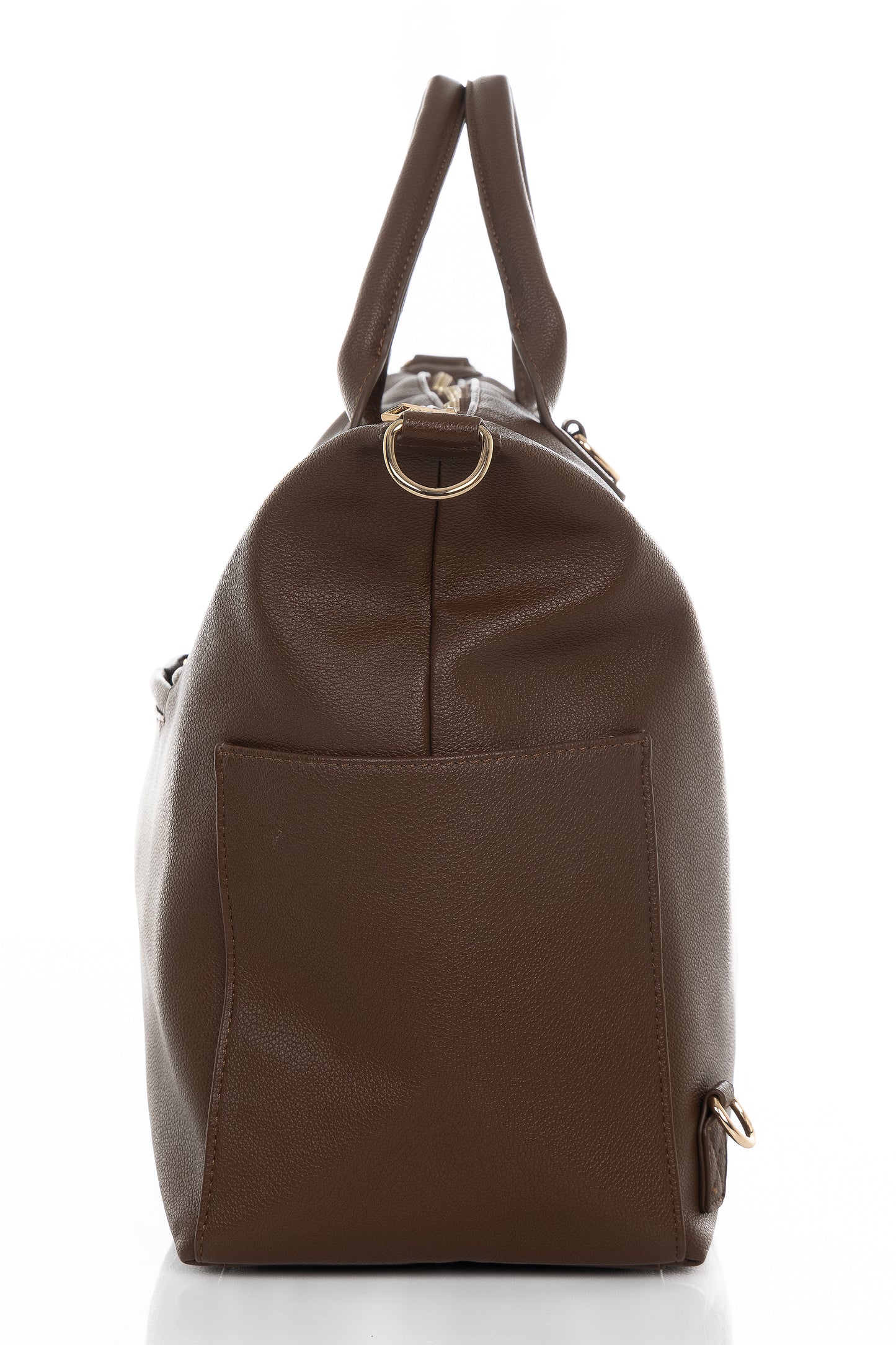 Líonoir 'Classique' (Luier)tas (Vegan leather) Brown/Gold