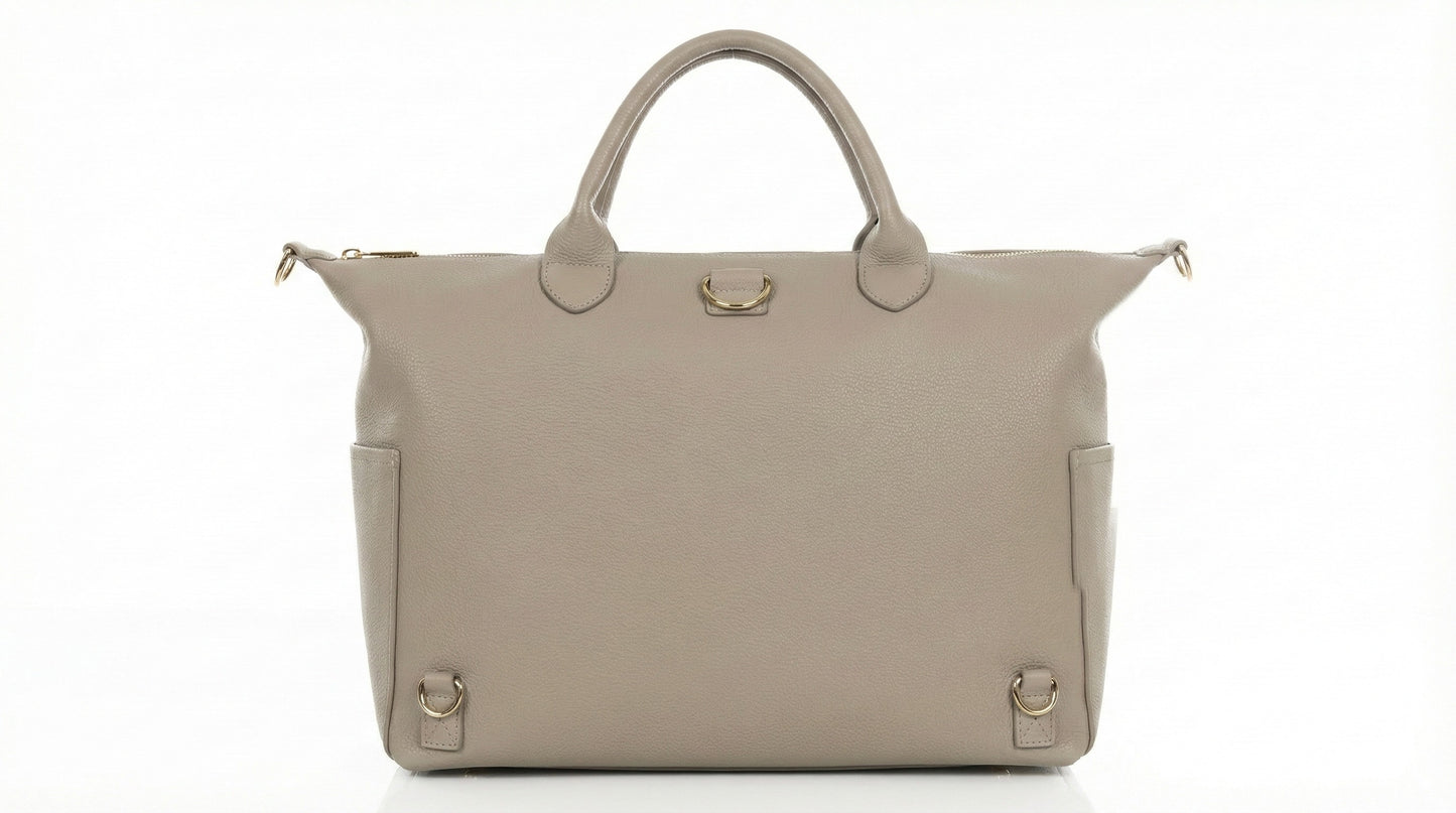 Líonoir 'Classique' (Luier)tas (Vegan leather) Beige/Gold
